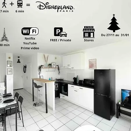 Appartamento Mickey's House - 4 Persons - 10 Min Disneyland Paris Bussy-Saint-Georges